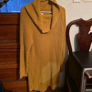 A Beautiful Yellow Sweater Dress!!